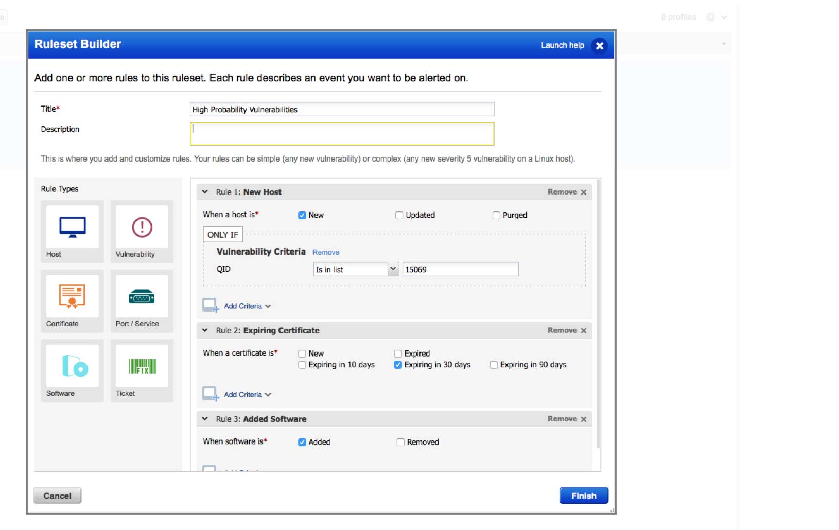 Qualys Continuous Monitoring