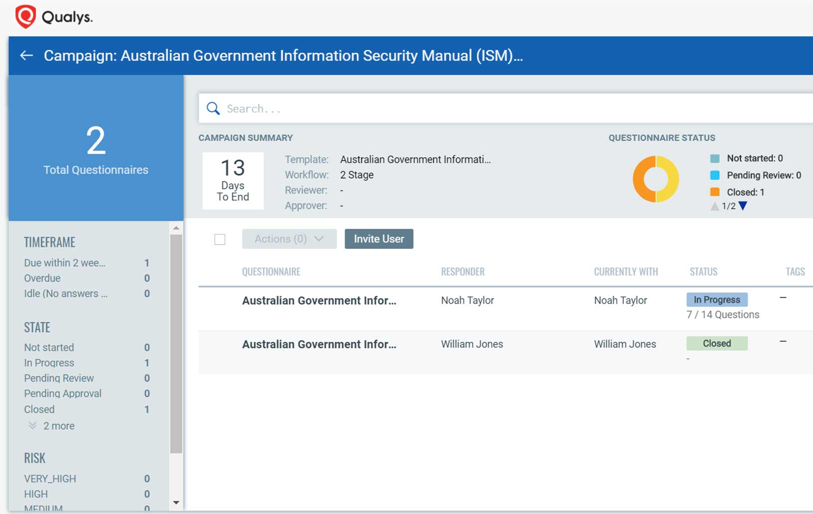 security assessment questionnaire