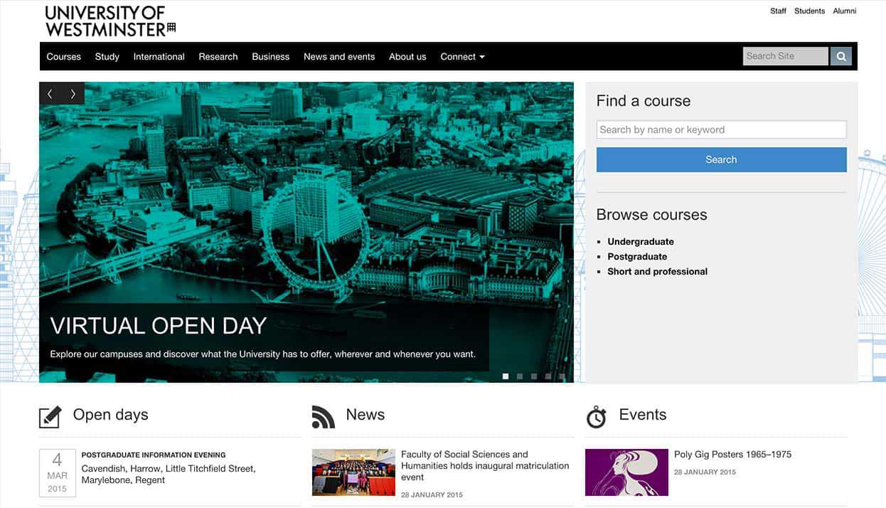 University of Westminster, Marlybone Campus